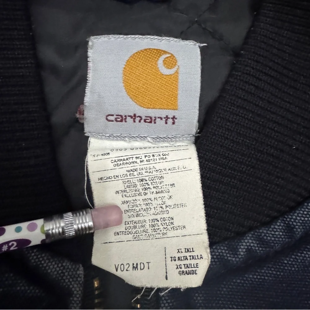 Carhartt Vintage Vest Jacket Size XLT V02MDT - Picture 5 of 7